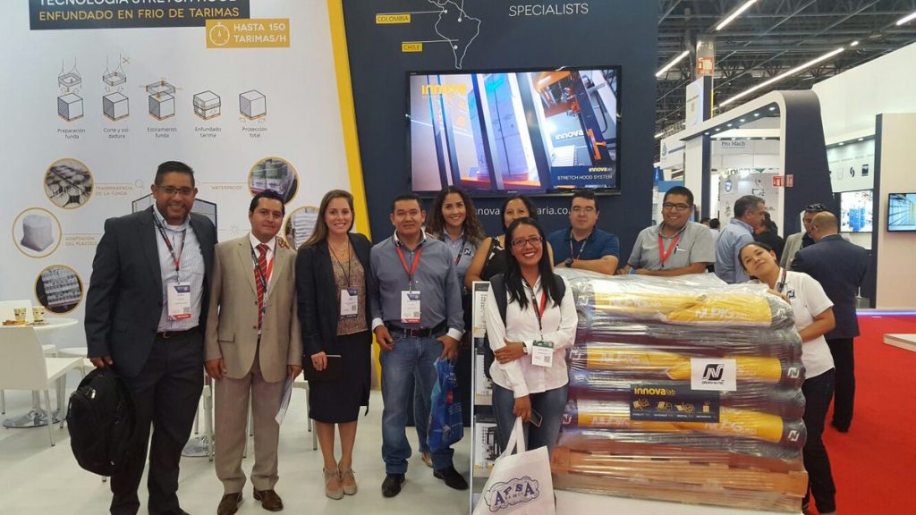 Nutec and Innova's team at Expo Pack 2017