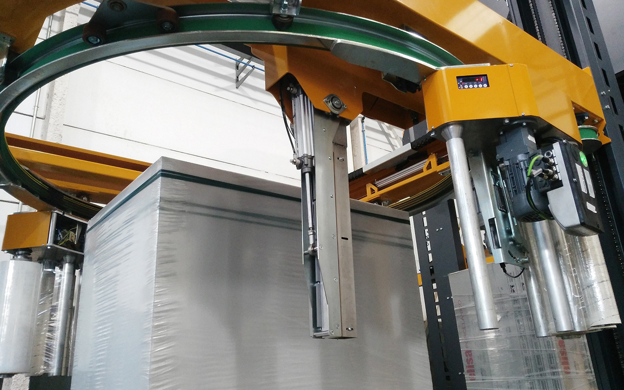 Automatic Ring Wrapping System for Pallets