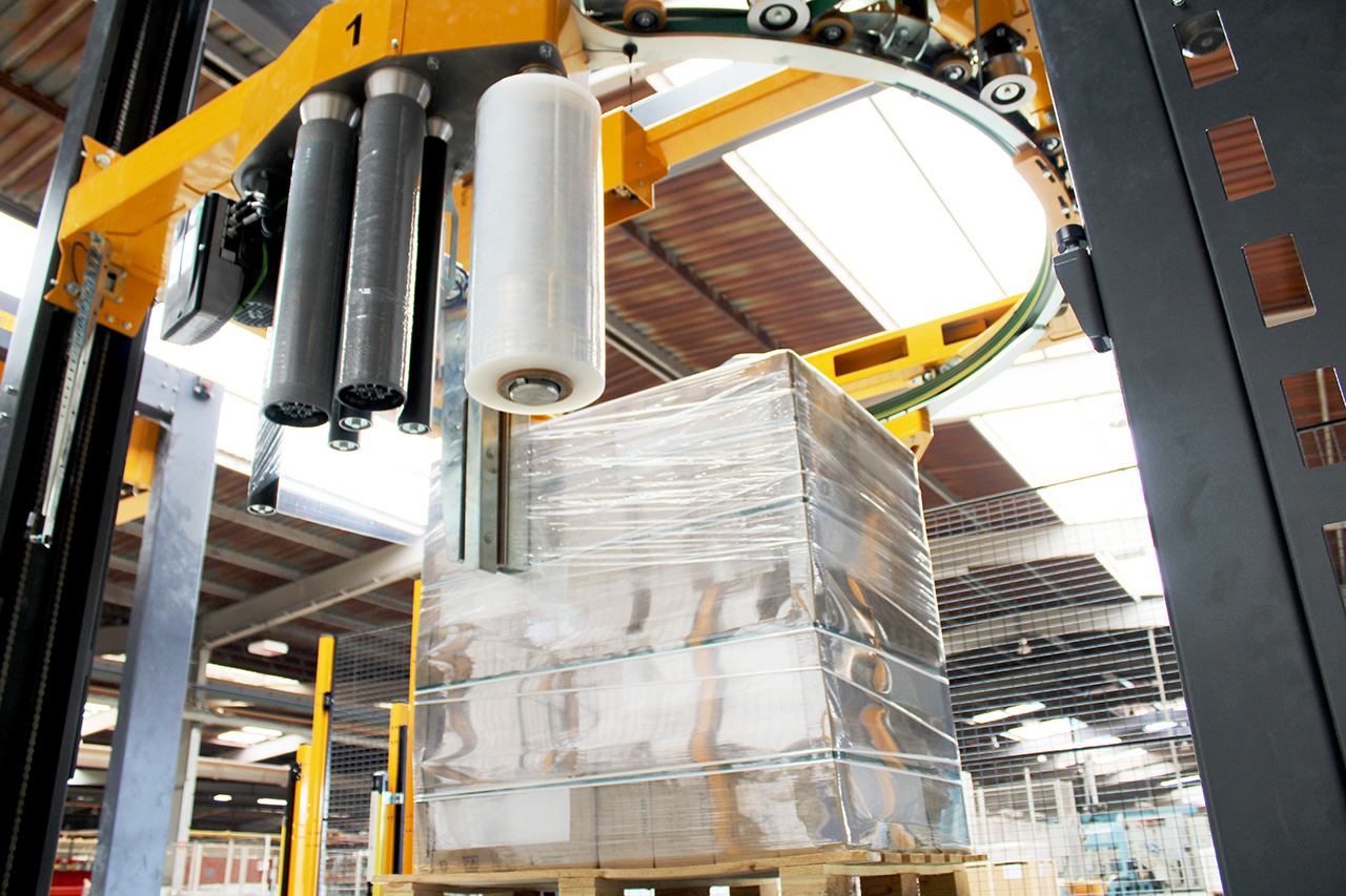 Automatic Stretch Wrapping System best Pallet Load Securing