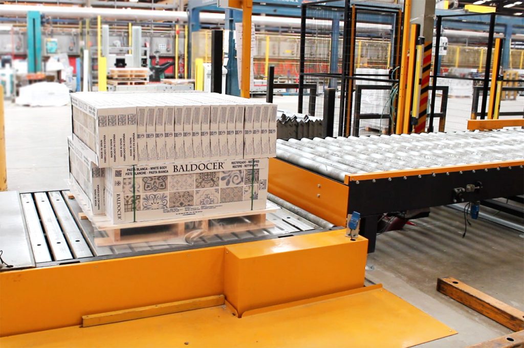 Conveyor Sistem Lift Pallet Packaging Line Innova Group